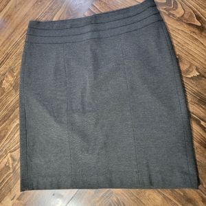 Charcoal gray CAbi knit skirt size 12